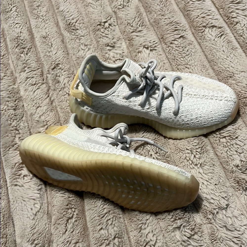 Adidas Yeezy boots.